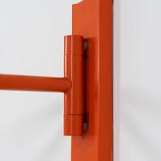 Orange "Skala" wall lamp by Jo Hammerborg