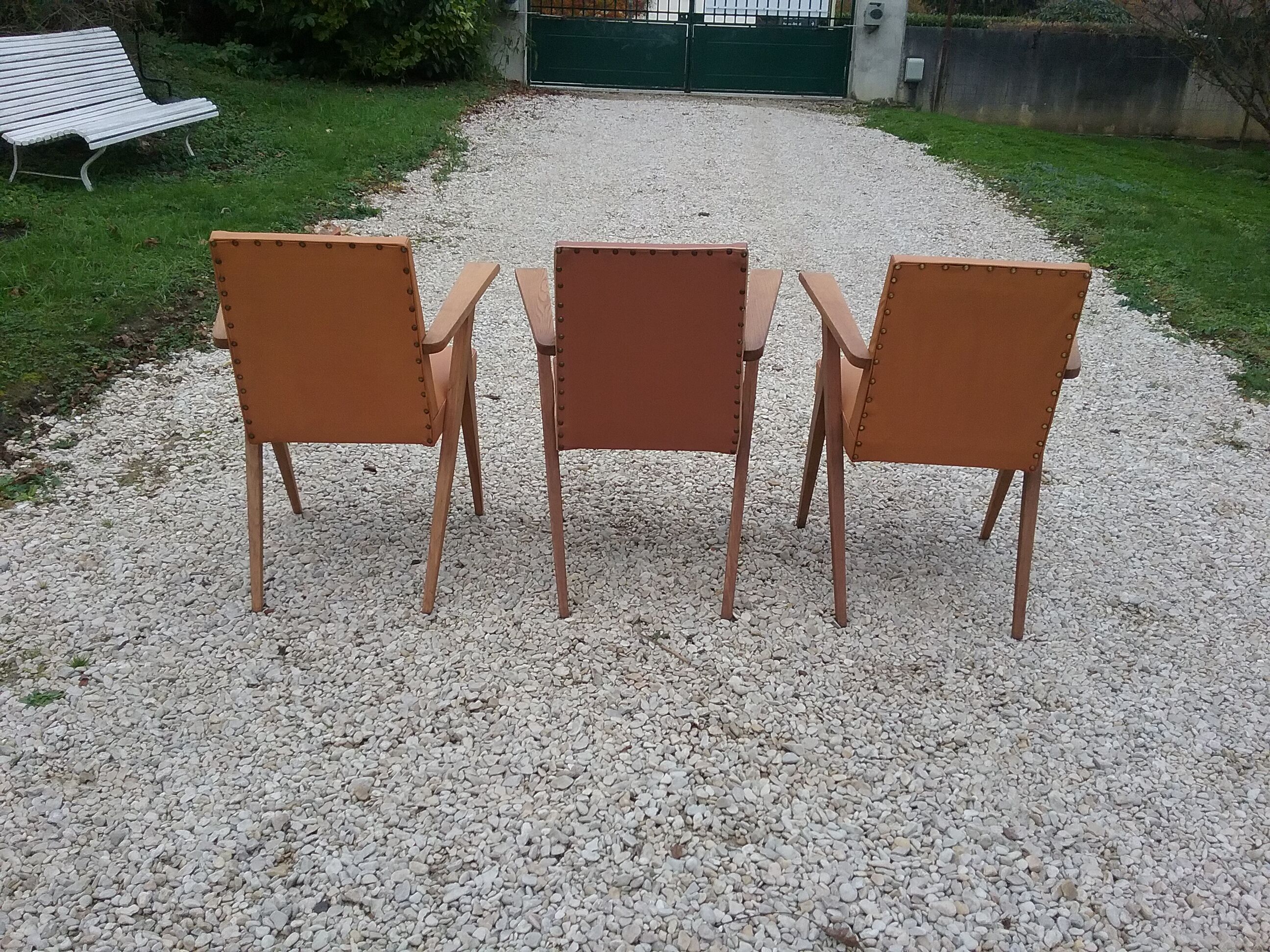 Three armchairs