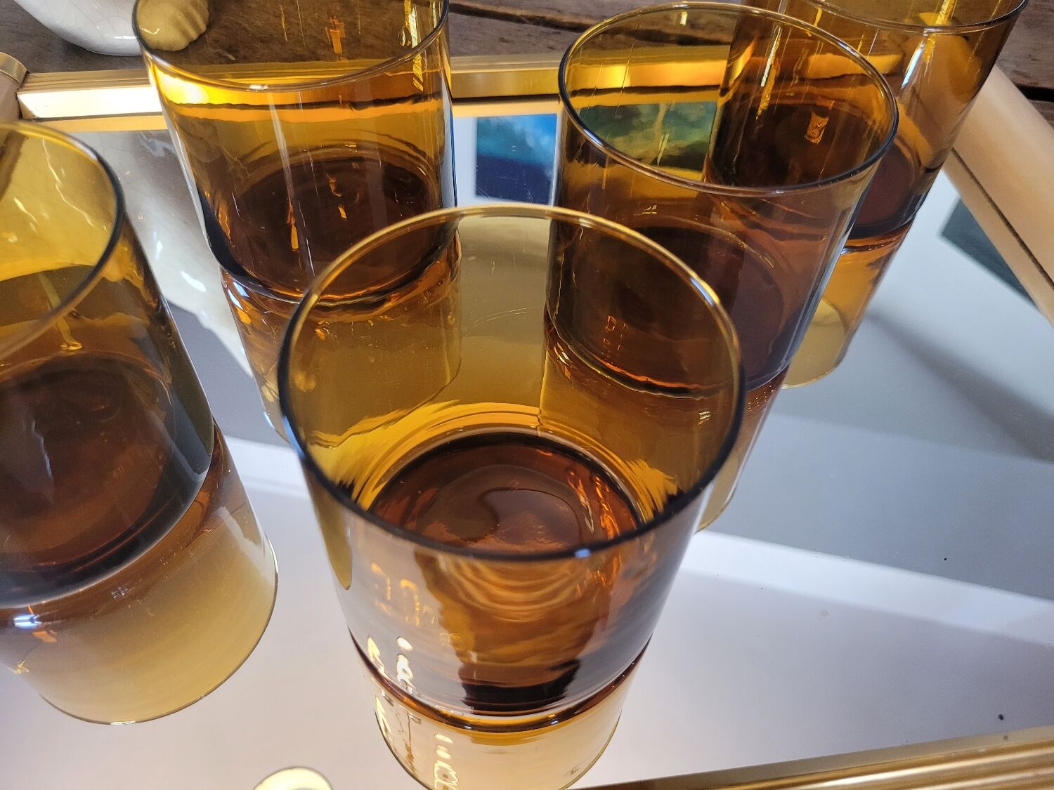 Verres à whisky verre soufflé