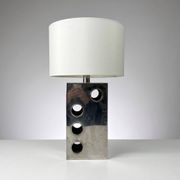 Lampe argentée