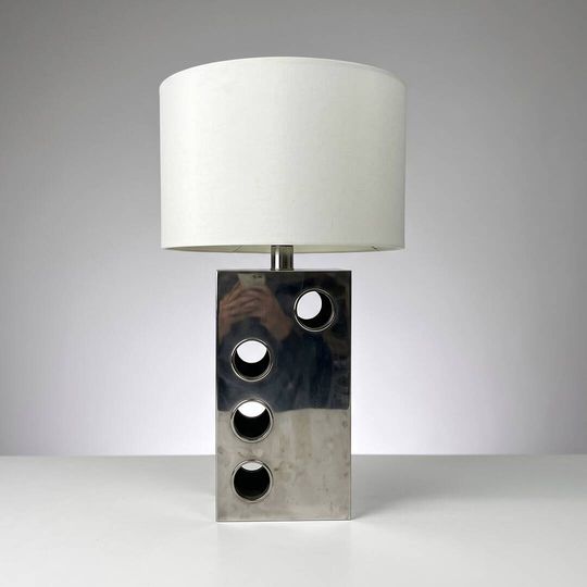 Lampe argentée