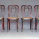 Set of 4 Thonet chairs No. 623, circa 1915, original condition, 1915