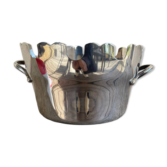 Rafraîchissoir, Verrière En Métal Argenté époque XIXÉme