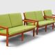 Illum Wikkelsø „Capella“ Set of 1 Armchair and 2 Sofas – Niels Eilersen – 1960s