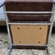 Fauteuil vintage en Skaï marron