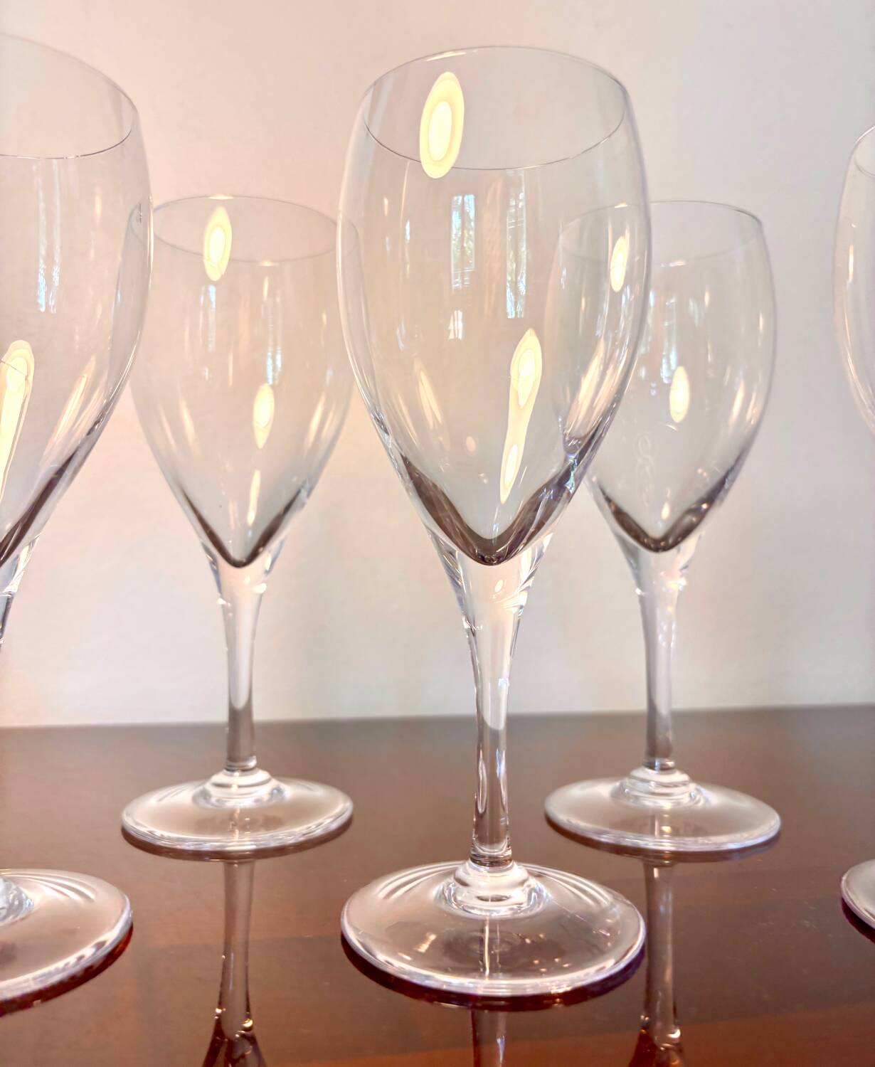 7 p. Bayel champagne glasses/wine glasses