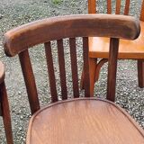 Set of 6 old bistro chairs Baumann and others