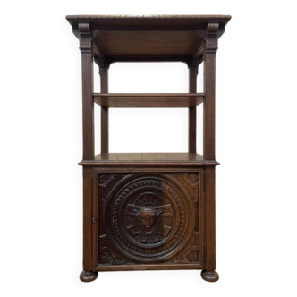 Shelf - Renaissance style oak sideboard
