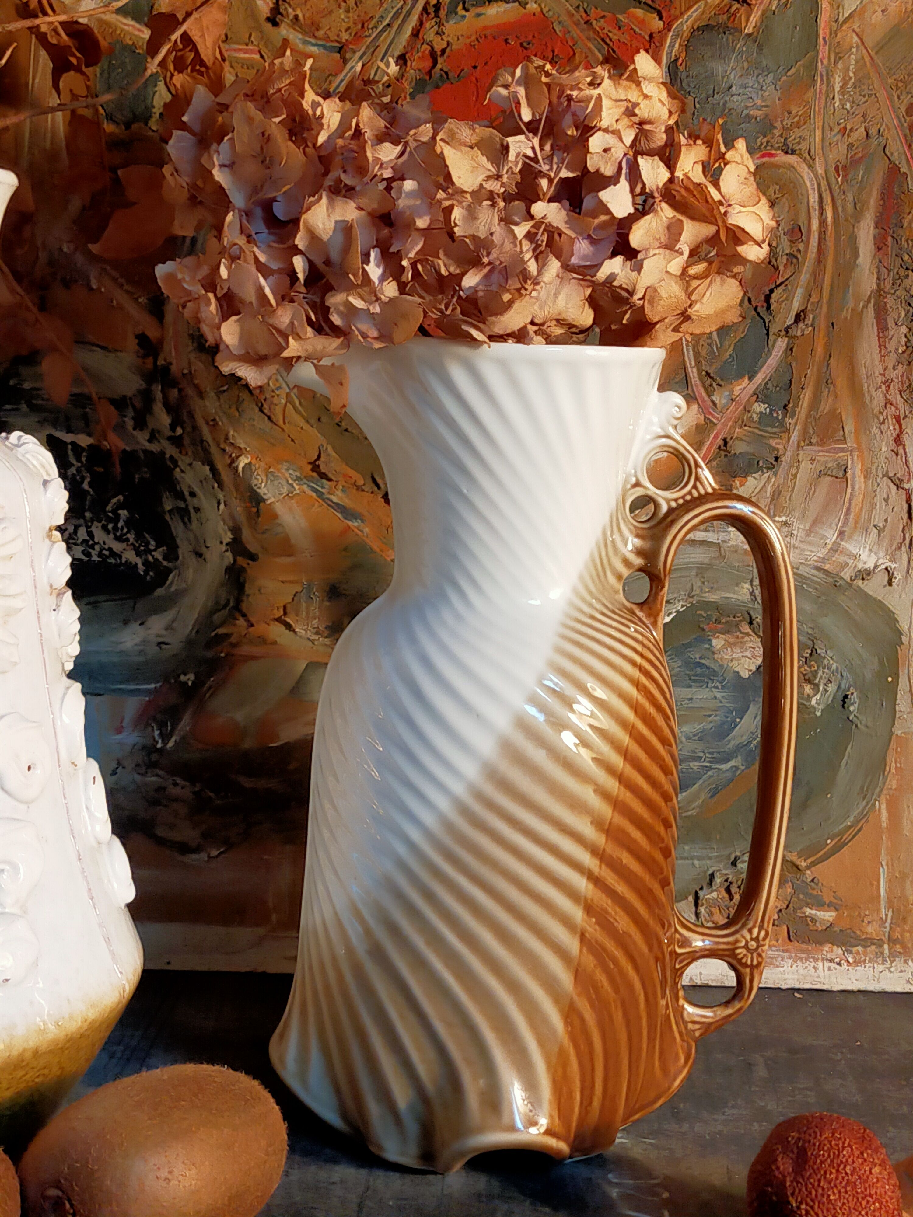 Pitcher Slurry Art-Nouveau early twentieth century