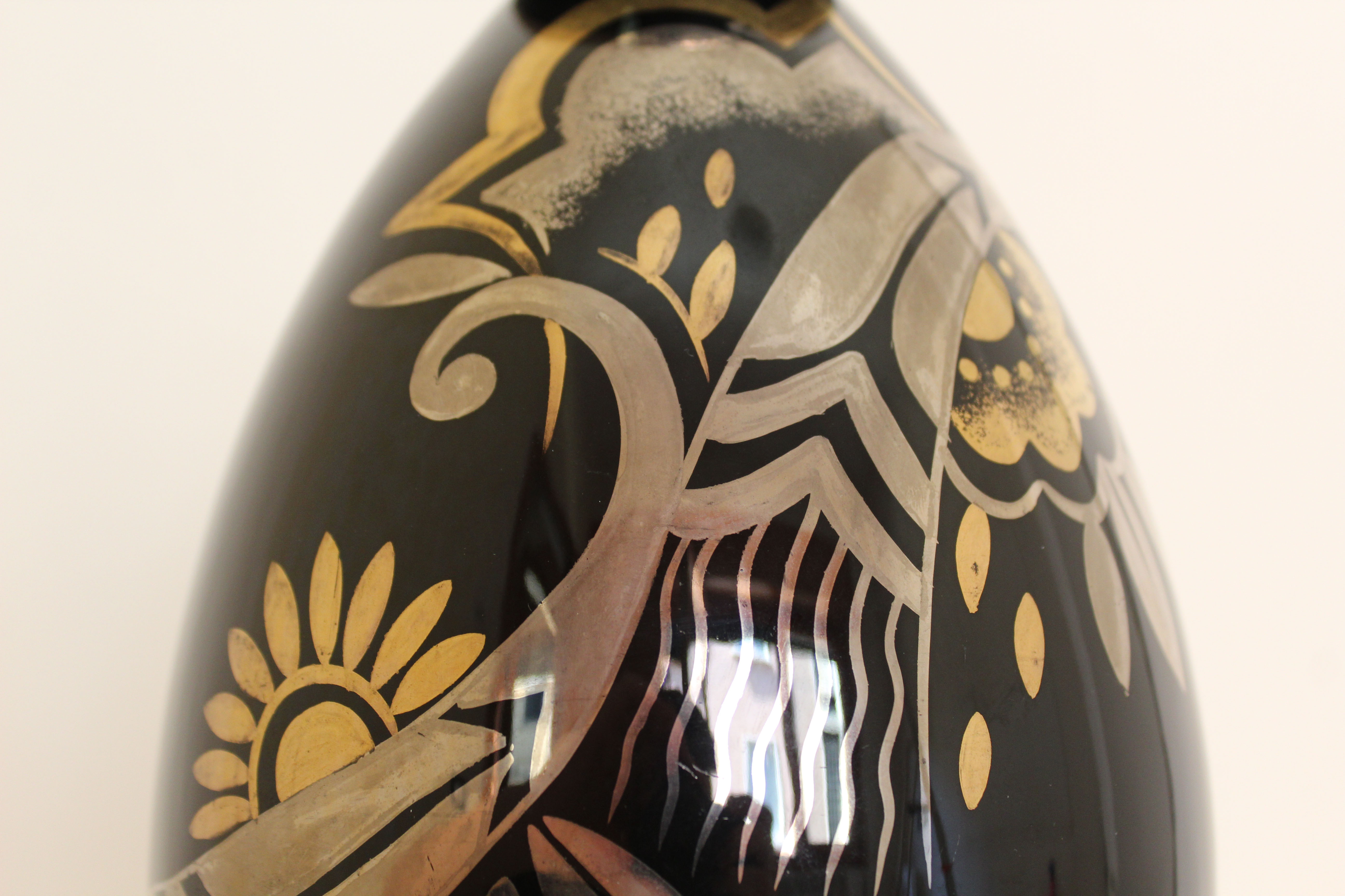 Art deco vases signed Bosh, Made in Belgium "D 1780-945"