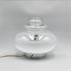 Large space age ufo table lamp in chrome metal, 1960s