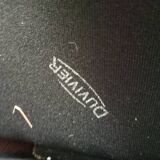 Wood and leather club chair