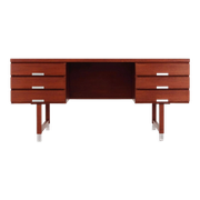 Teak desk design by Kai Kristiansen scandinavian design of the 1970s