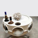 Table basse trolley Rotobar Space Age Curver