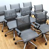 Set of 8 Setu office armchairs, Herman Miller