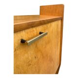 Vintage 1950s asymmetrical wall-mounted secretary desk