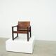 Early Karin Mobring for Ikea leather safari lounge chair