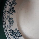 Round dish earthen railway "Guadeloupe"