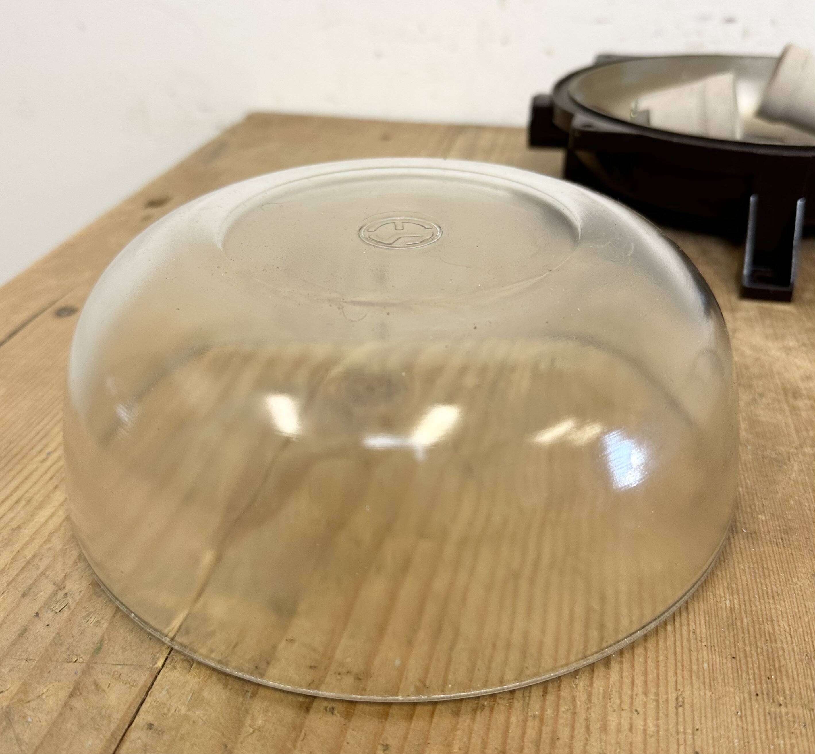 Brown Industrial Bakelite Wall or Ceiling Light, 1970s