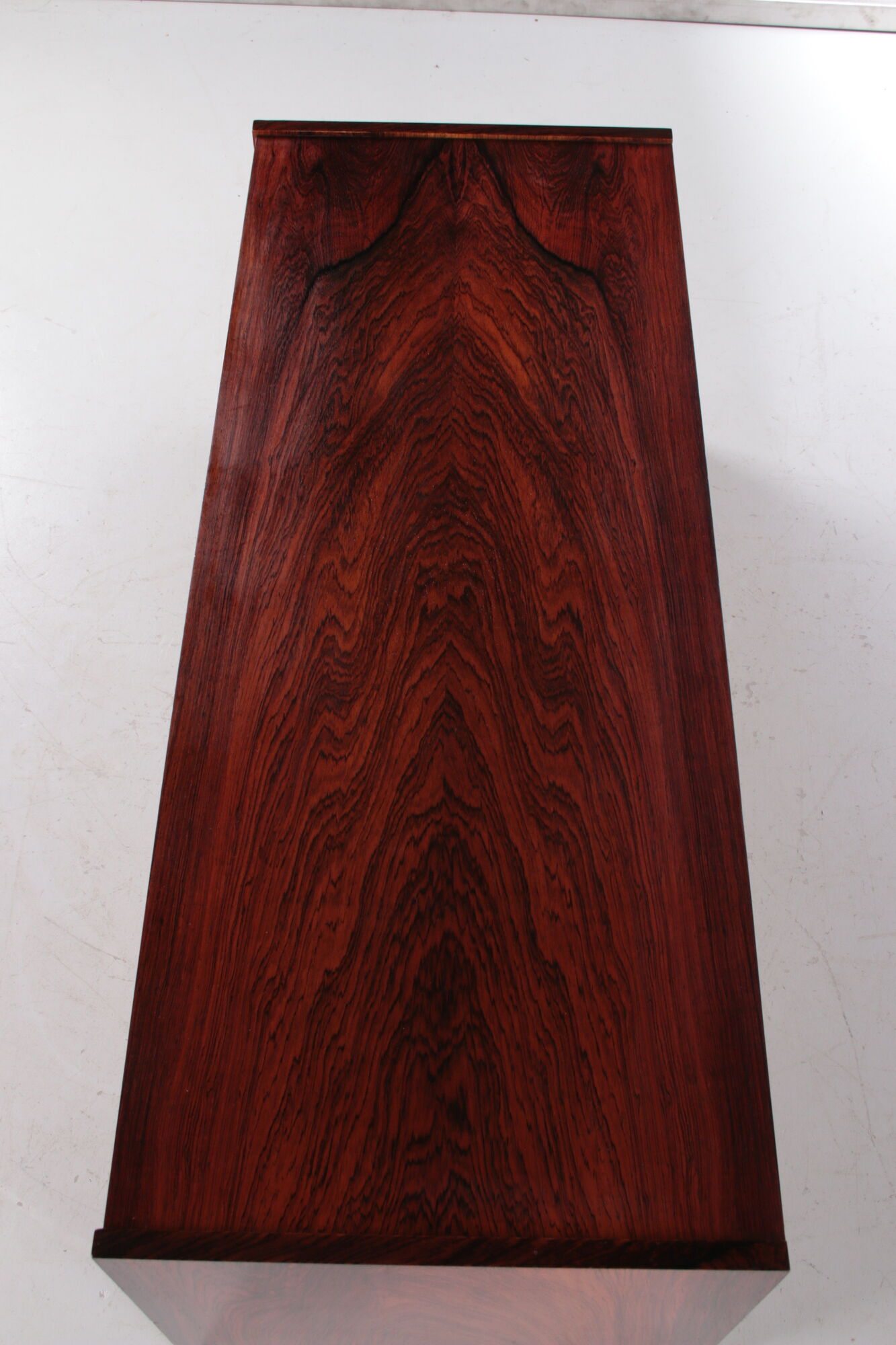 Low sideboard or TV cabinet made of Pallisander wood from the 1960s, Sweden.