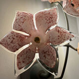 Murano floral wall lights from the 1970s