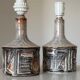 Vintage stoneware table lamps by Jette Hellerøe for Axella, 1960s, set of 2