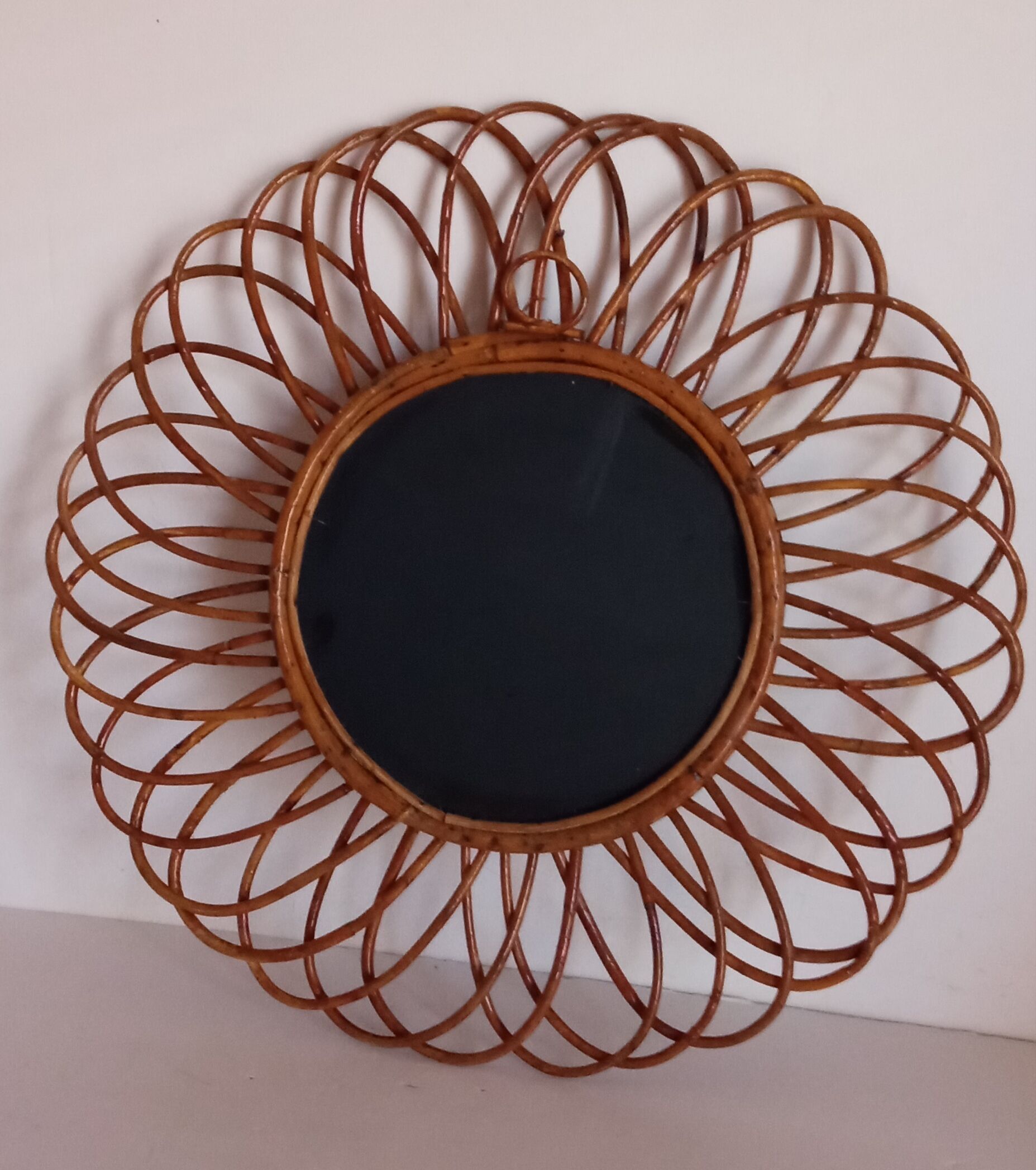 Bamboo sun mirror
