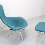 Harry Bertoia for Knoll International Bird Chair and Ottoman
