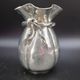 Jean Goardere Silver-plated 95% pewter vase, Art Deco period, circa 1940