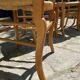 Set de 6 chaises en paille