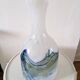 Grand vase en verre de Murano design années 70