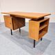 Vintage teak veneer desk from the 1960s