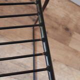 Black wire stool