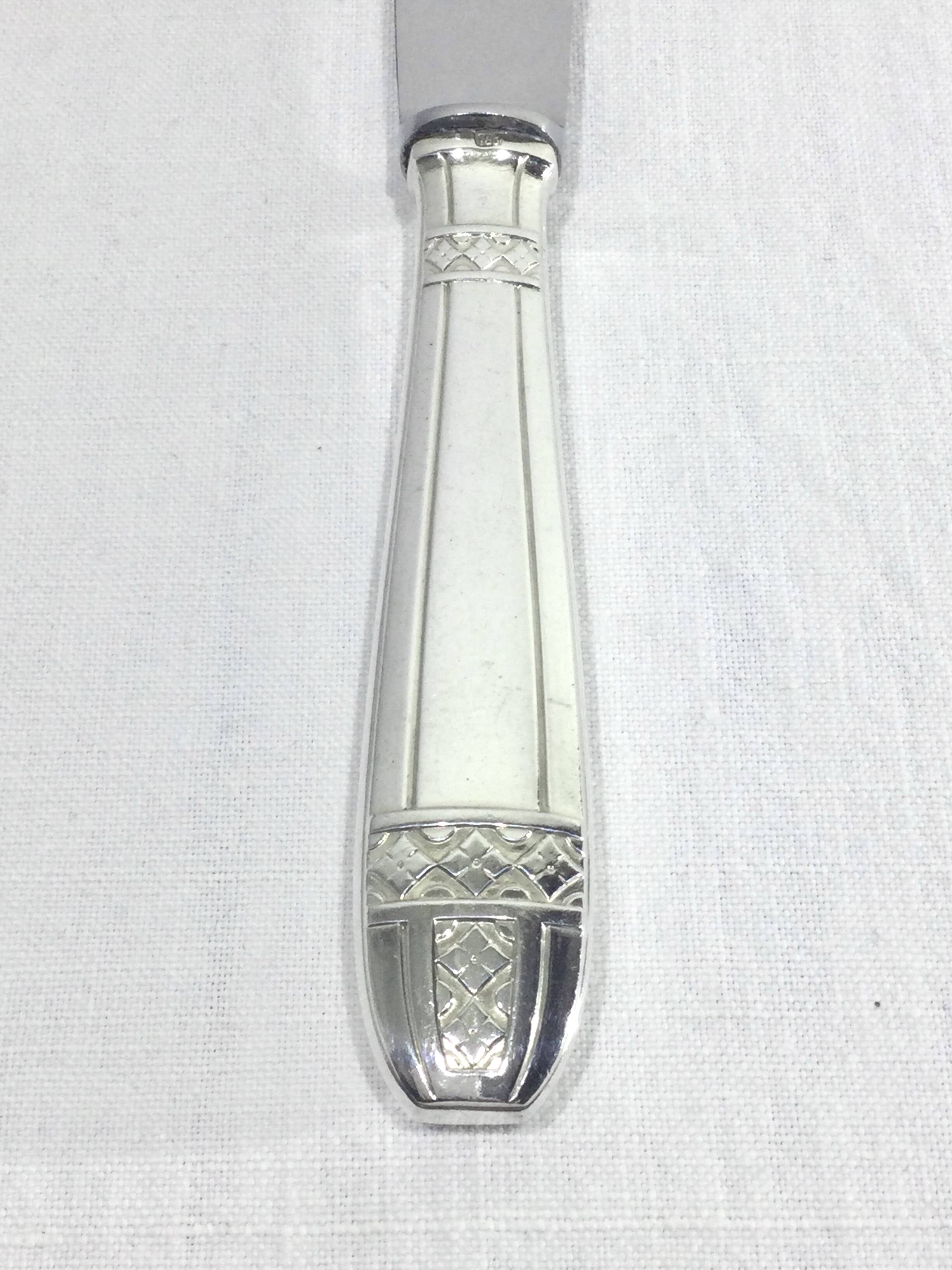 Le Mondial – 12 Grand Prix silver-plated knives