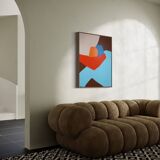 Figurative painting "in your arms" celestial