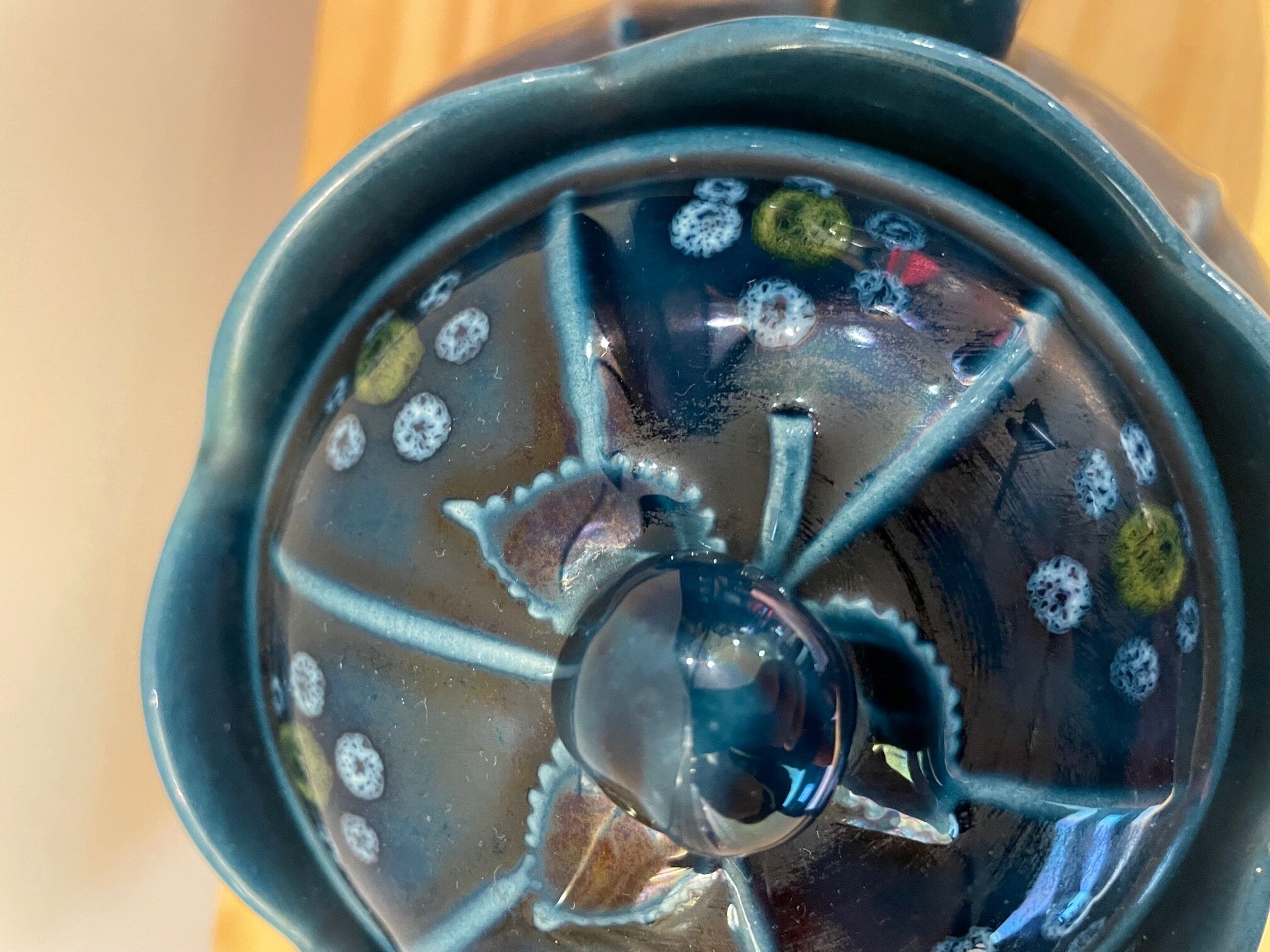 Ceramic teapot JENVRIN made in France