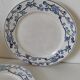 3 assiettes plates Digoin Sarreguemines modèle Pêcher