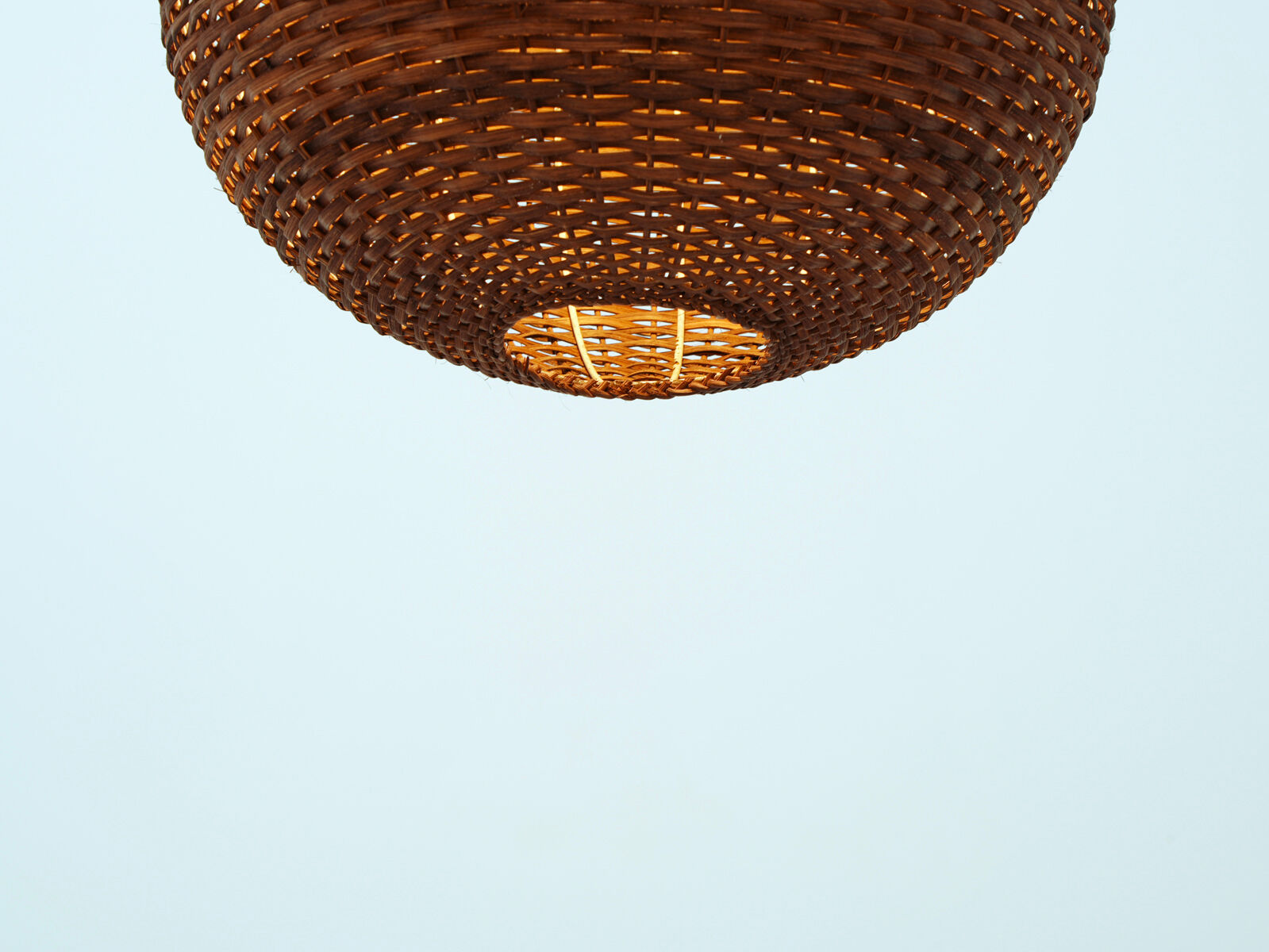 Suspension with rattan marrow rise and fall circa 1970
