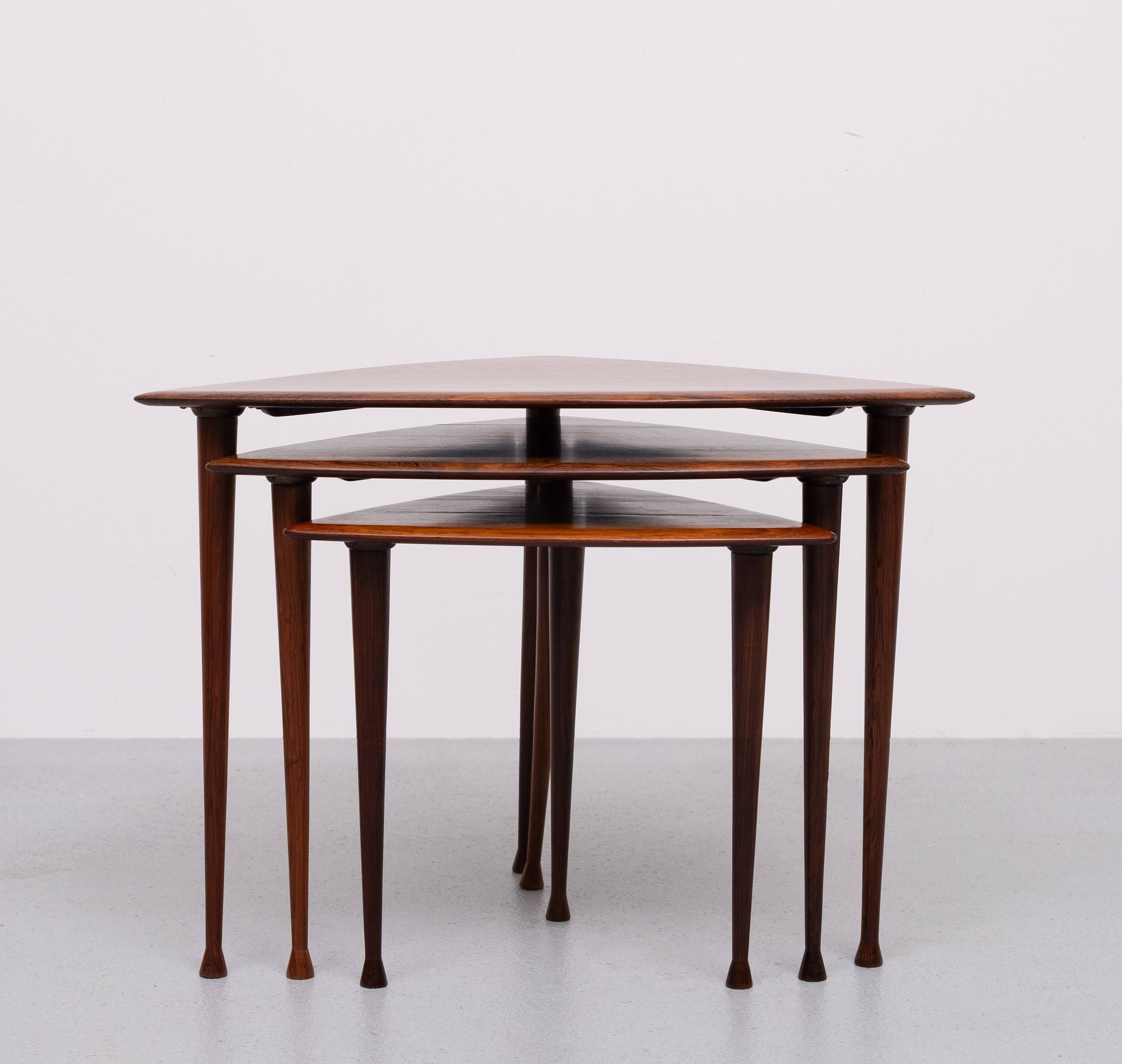 Poul Thorsbjerg Jensen triangle nesting tables 1950s