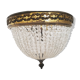 Glass beaded ceiling light