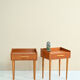 Paire de tables de chevet en teck
