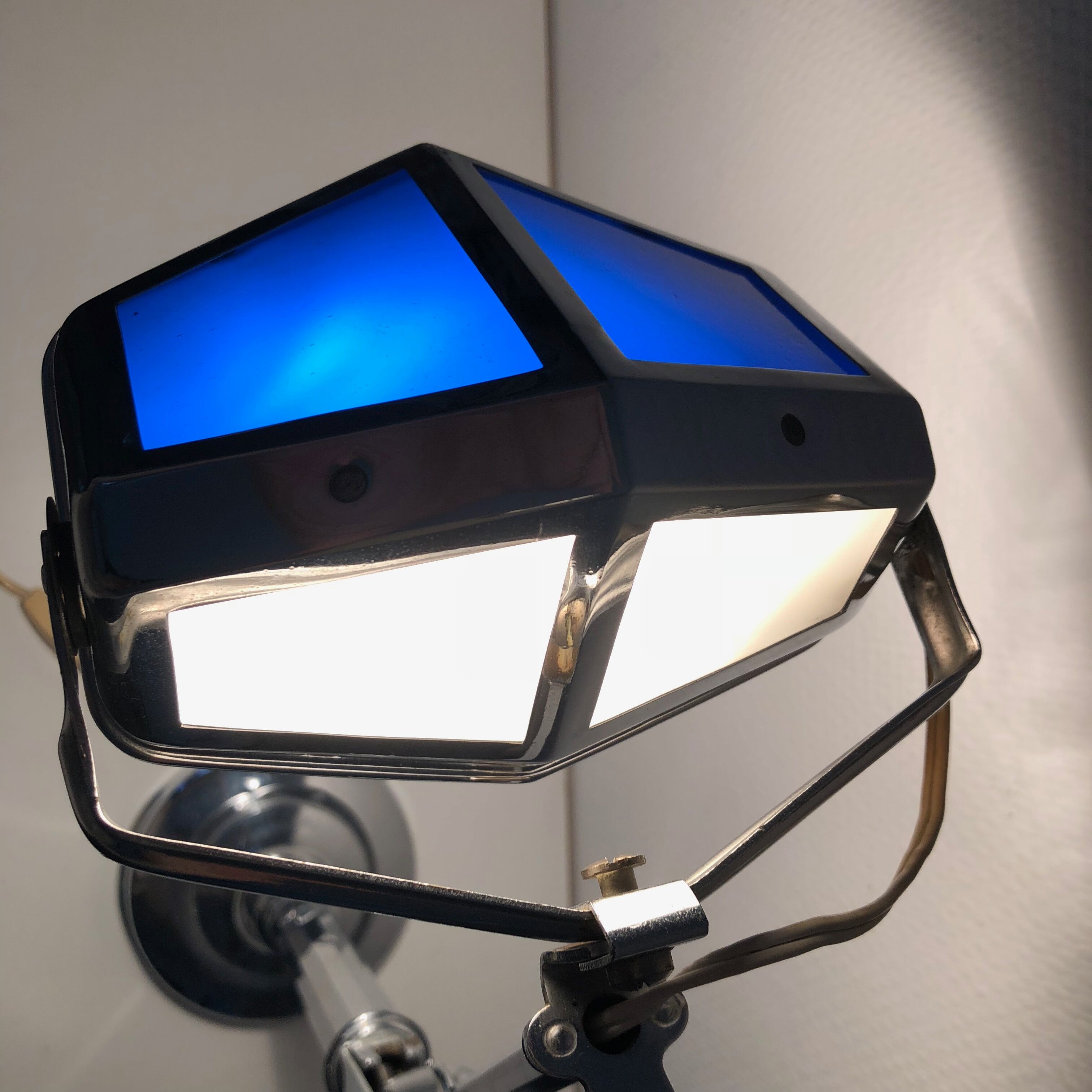 Lamp pirouett deco chrome 1930