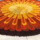 Round carpet desso vintage Annees 70