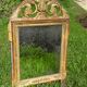 Antique mercury mirror, Louis XVI style gilded frame, 84x50cm