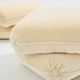 Jacques Charpentier pair of mohair velvet pouffes 1970