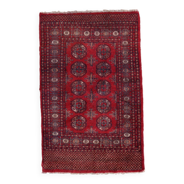 Tapis ouzbek Boukhara fait main en laine – 100 x 151 cm - 1C1033