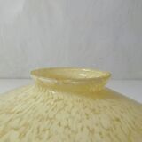 old tulip pendant lamp shade glass from Clichy vintage