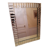 Beveled faceted mirror 40x30cm