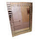 Beveled faceted mirror 40x30cm