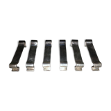 Vintage Christofle Silver Metal Knife Rests - Gallia Arabesque - Set of 6